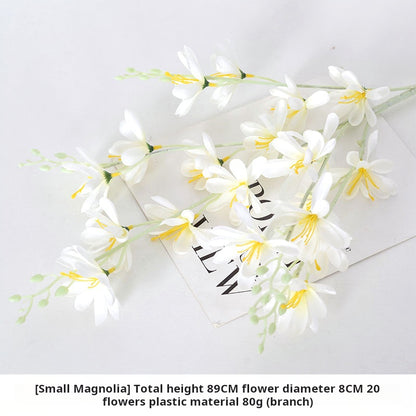 White artificial flowers