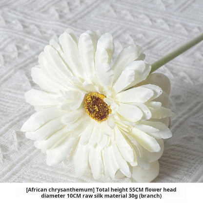 White artificial flowers