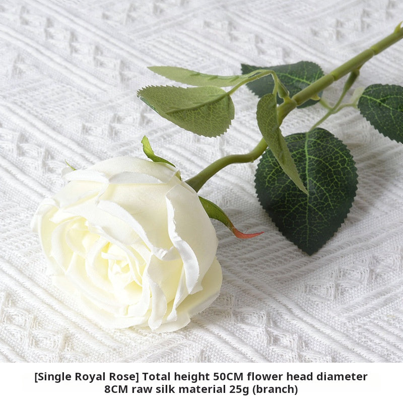 White artificial flowers