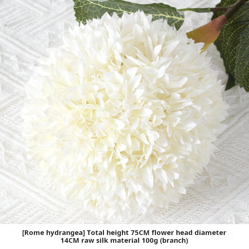 White artificial flowers