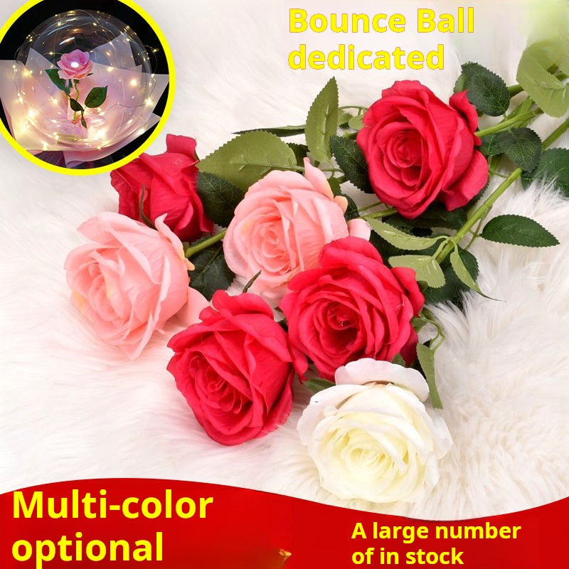 Bobo ball short simulation rose bouquet