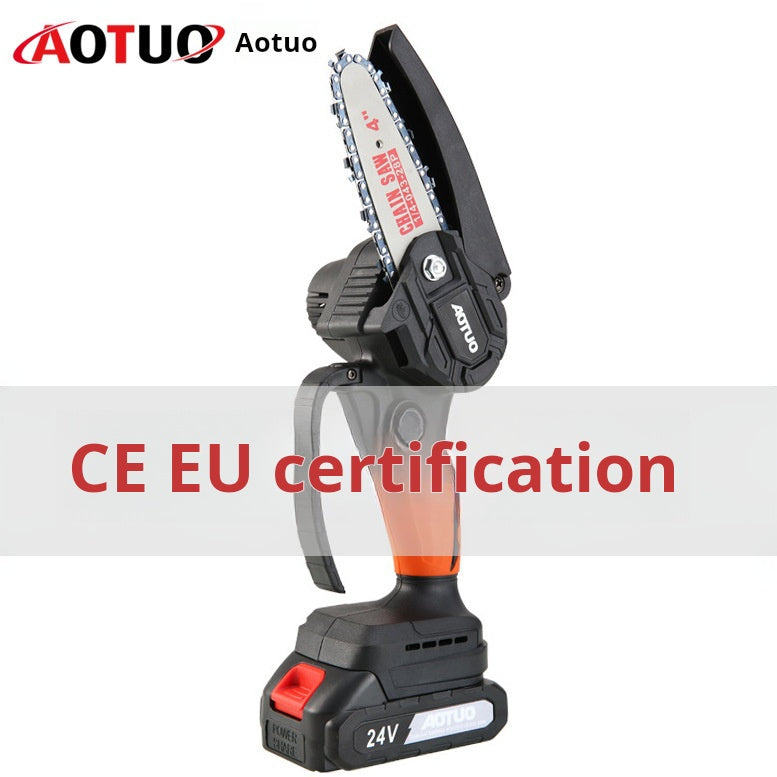 4-inch Cordless Mini Li-ion Chainsaw Handheld