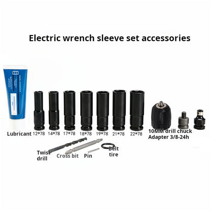 Extended Power Wrench Sockets Drill Accessory Set