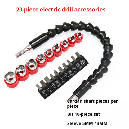 32-Piece Drill Set with Flex Shaft and Bit Kit