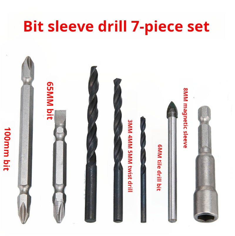 32-Piece Drill Set with Flex Shaft and Bit Kit