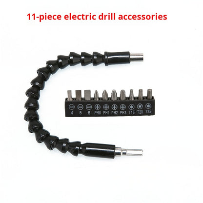 Drill Accessory Kit: Flex Shaft, Bit Set, Rotary Tool