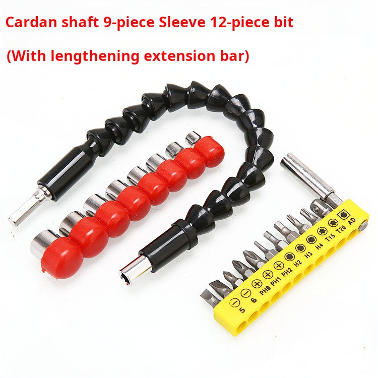 Drill Accessory Kit: Flex Shaft, Bit Set, Rotary Tool