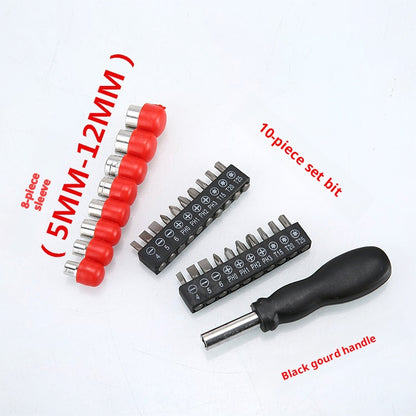 Drill Accessories: Flex Shaft, Socket, Bit Set Wholesale Kit