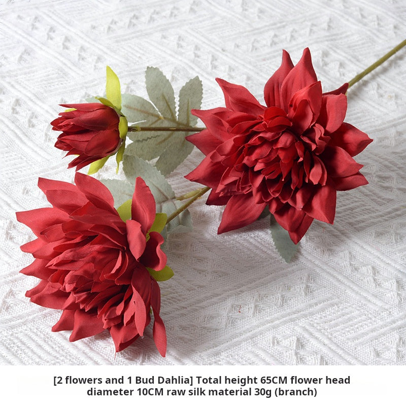 Burgundy themed artificial flowers