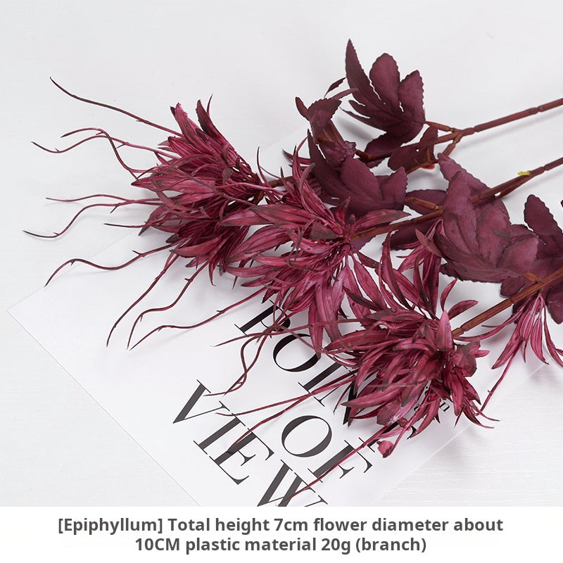 Burgundy themed artificial flowers