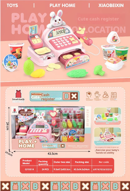 Pretend Play Toy Set: Simulation Home Appliances including Air Fryer, Juicer, Refrigerator for Kitchen Cooking Children