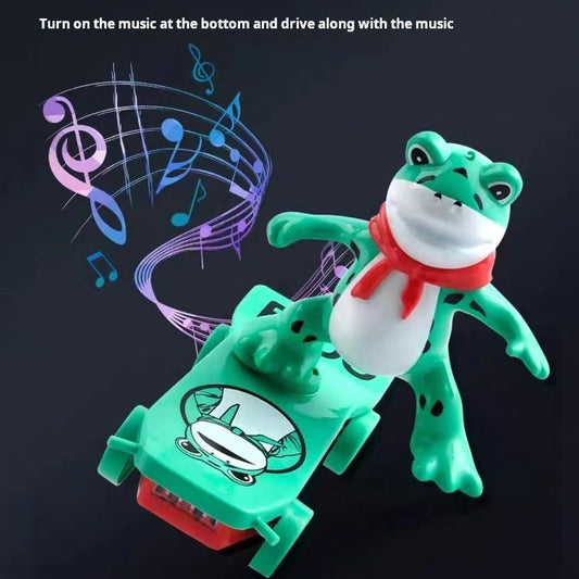 Electric Frog Stunt Scooter Automatic Rolling Non-Tumbling Spinning Toy for Children