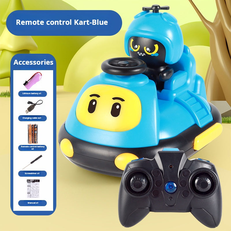 Electric Remote Control Car Toy: Two-Person Bumper Car Racing, Drifting Kart Racing Car, Supports Multiplayer Battles