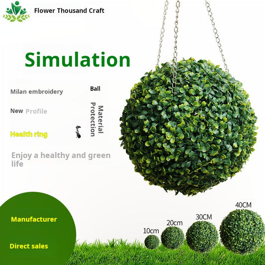 Simulation Milan grass ball