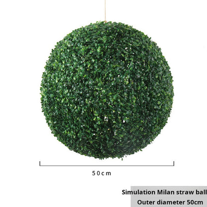 Simulation Milan grass ball