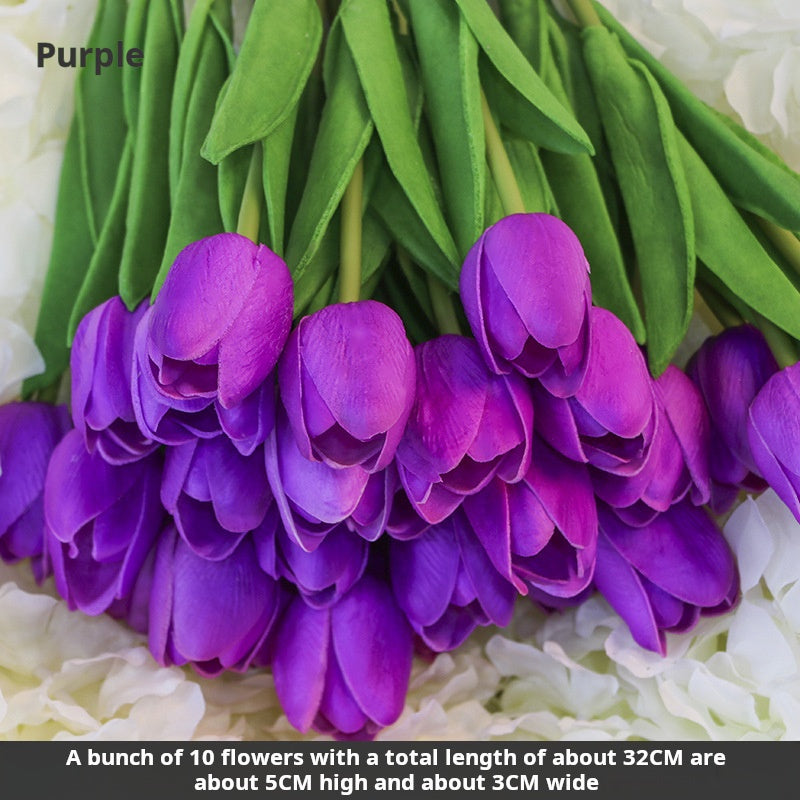 PU Tulip Artificial Flowers Wholesale