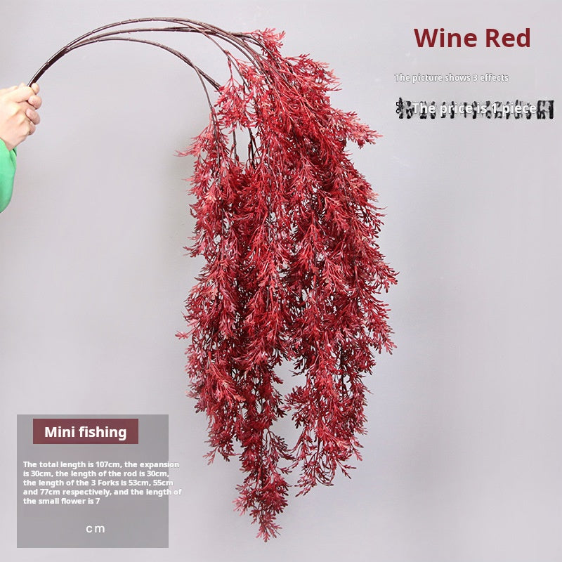 Mini rime wedding hanging artificial flower hanging