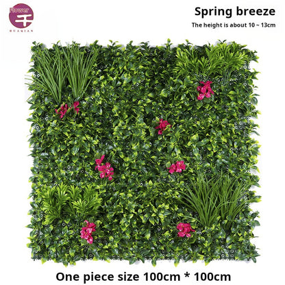 Simulation green plant wall decoration