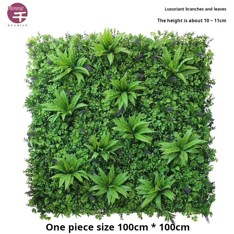 Simulation green plant wall decoration