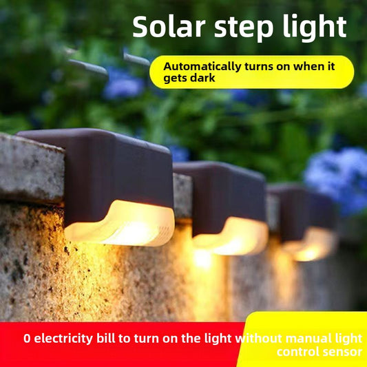 Solar Step Light Outdoor Garden Light Balustrade Light