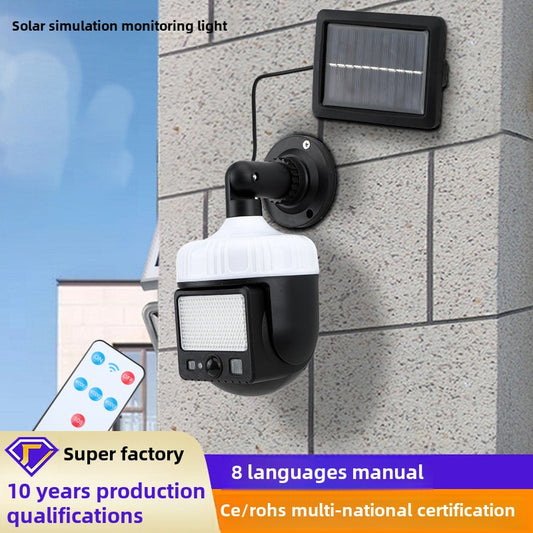 Solar wall lamp rainproof garden light