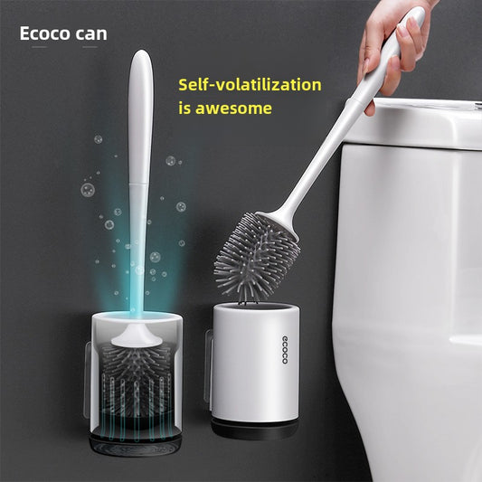 Minimalist 360° Toilet Brush Set