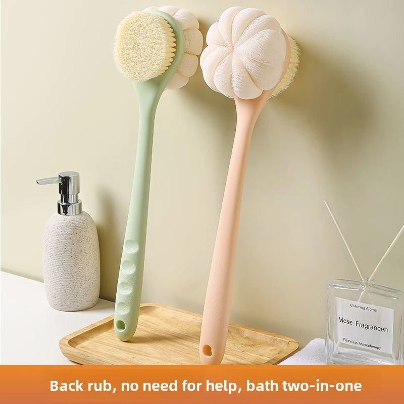 Long-handle bath brush