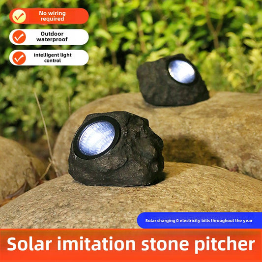 4LED waterproof solar lawn light