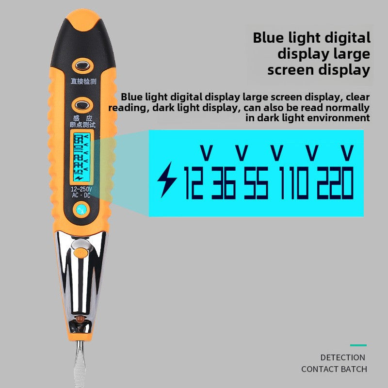 LED digital pen electrical induction tester