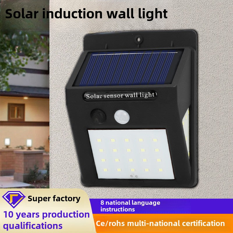 Solar light led waterproof night light