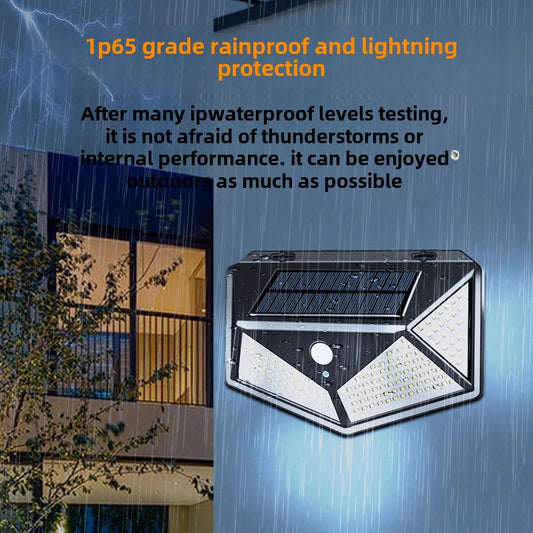 Solar light outdoor energy saving led wall light