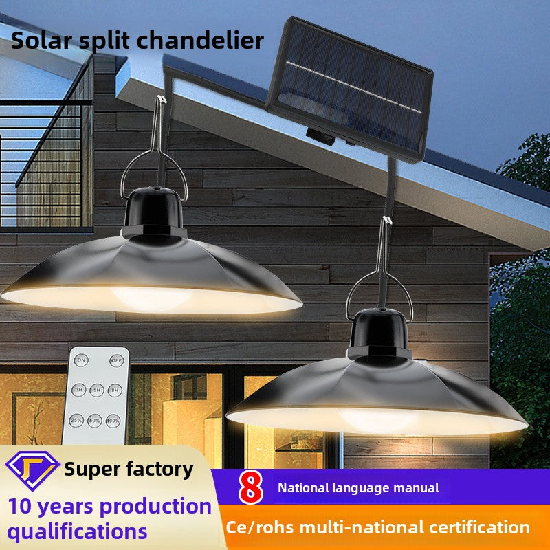 Solar chandelier bedroom home chandelier one for two