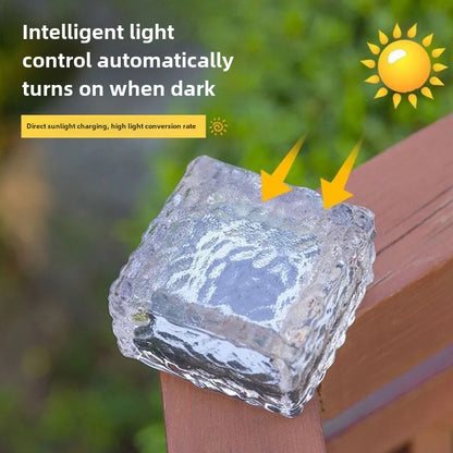 Square solar light outdoor waterproof garden light