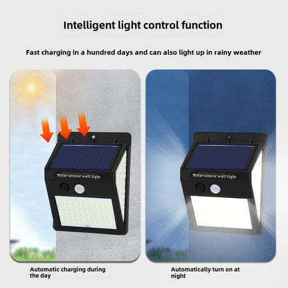 150LED wall street light sensor light