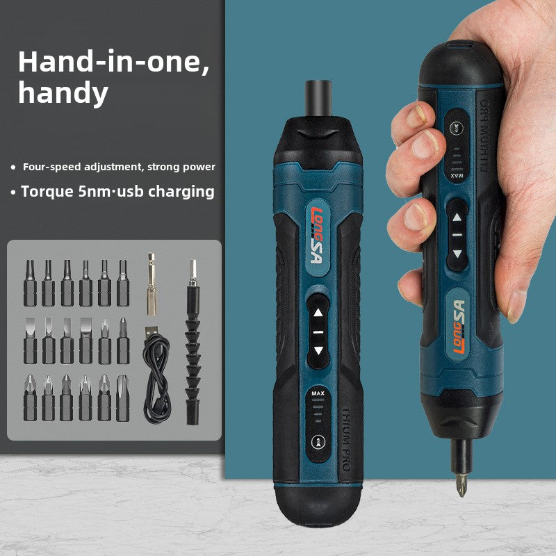 Torque adjustment straight shank 3.6V electric screwdriver