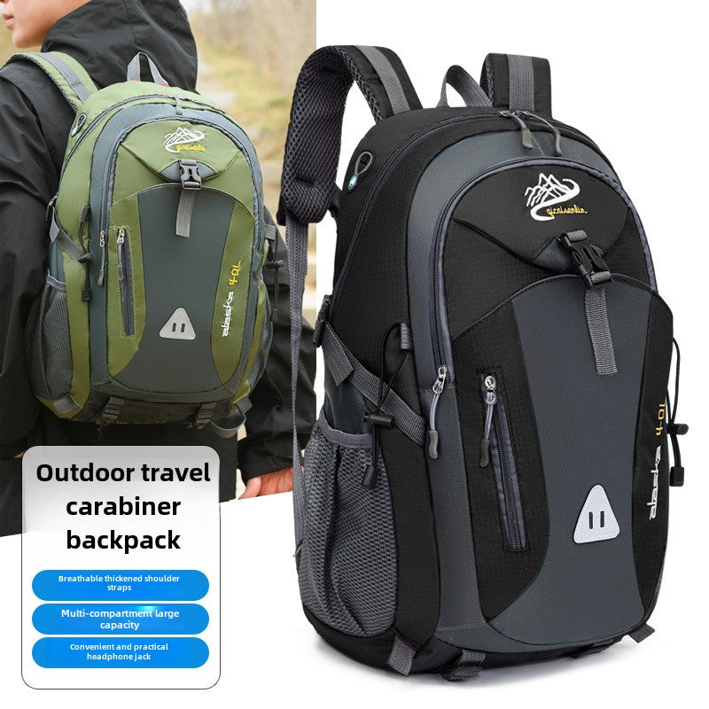 Large capacity mountaineering backpack