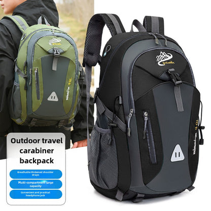 Large capacity mountaineering backpack