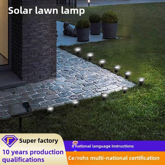 Solar light string villa courtyard landscape light