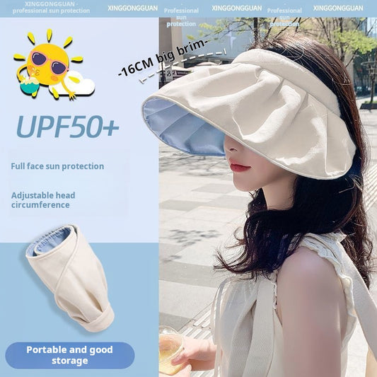 UPF50+ Shell Sun Hat Women's Summer