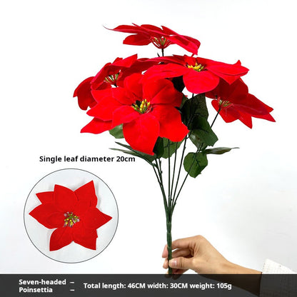 Poinsettia artificial flower