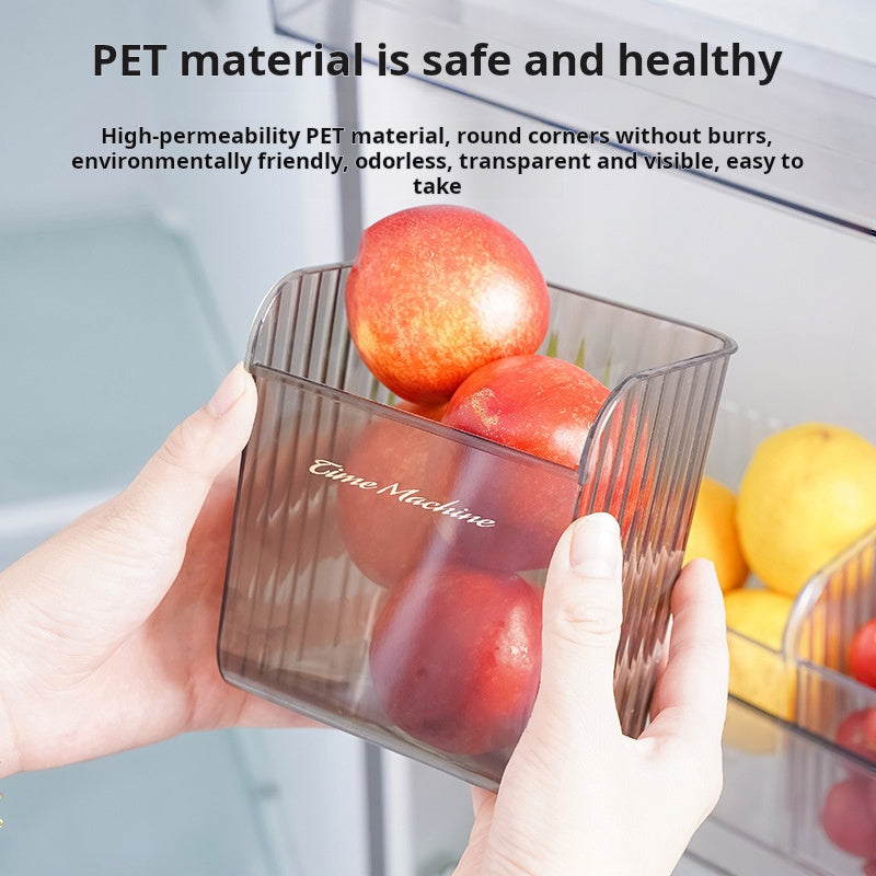 High-Quality PET Fridge Storage Box for Fruits and Vegetables