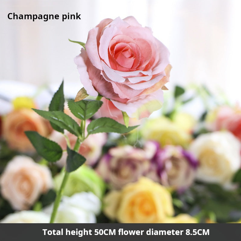 Single rose silk flower artificial flower