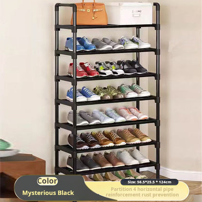 Multi-Layer Simple Shoe Rack, Home Entryway Storage Cabinet