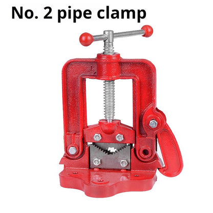 Heavy-Duty Pipe Wrench No. 2 Pipe Threader Fixture