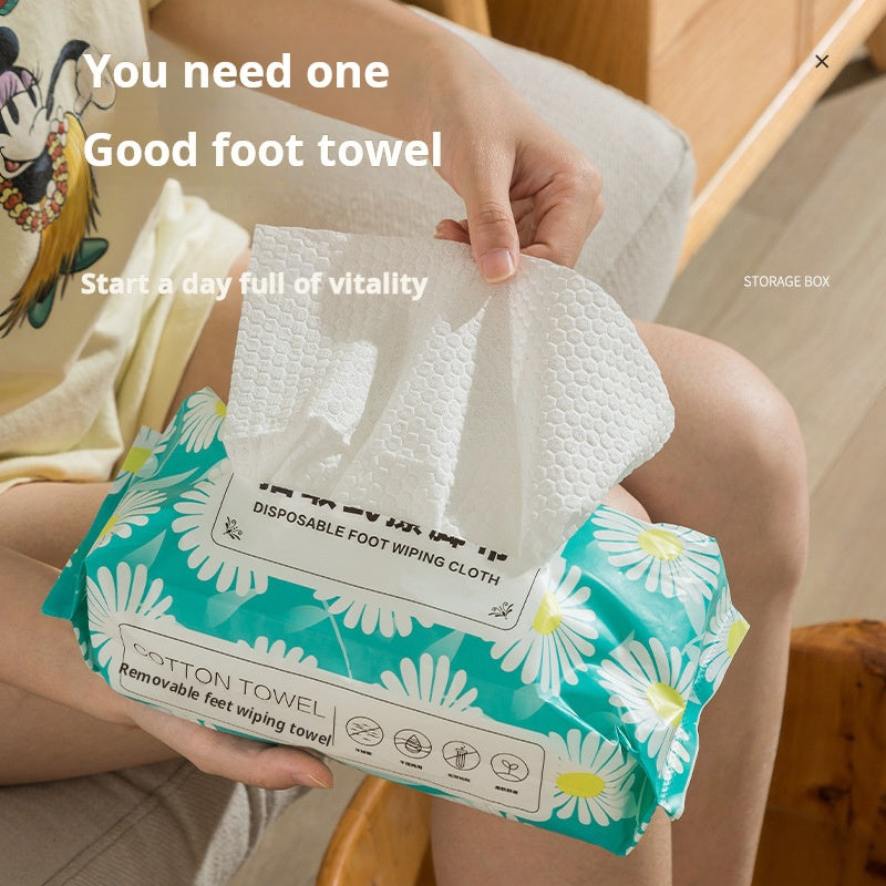 Disposable Foot Wipes Household Lazy Foot Wipes