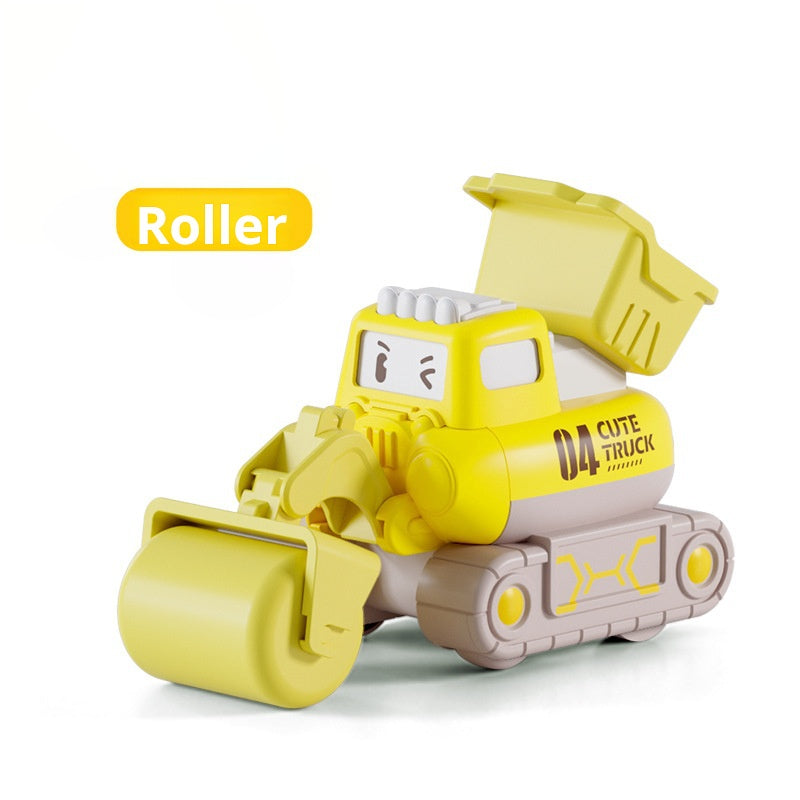 Cartoon Eng. Vehicle Press Toy