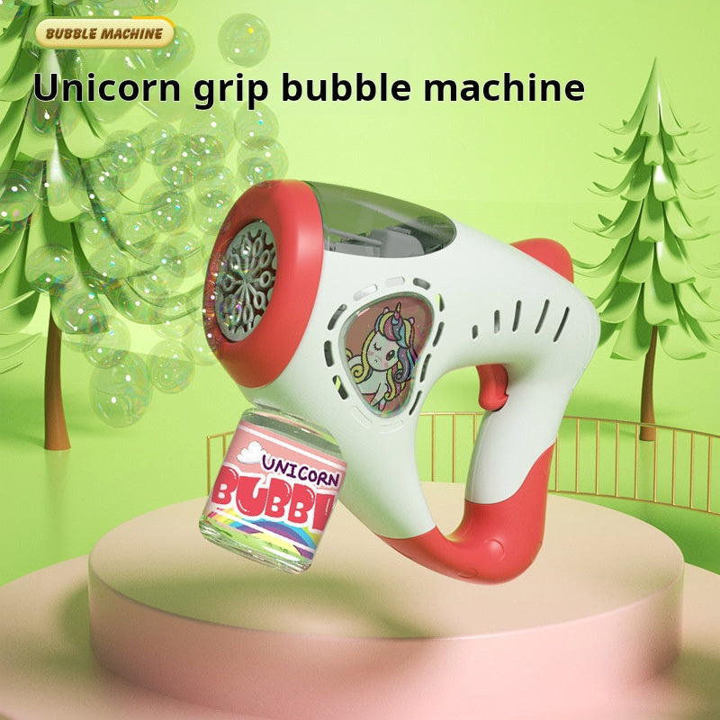 Cute Unicorn Automatic Bubble Machine Backpack