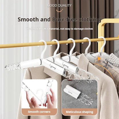 Foldable Travel Clothes Hanger Thickened Portable