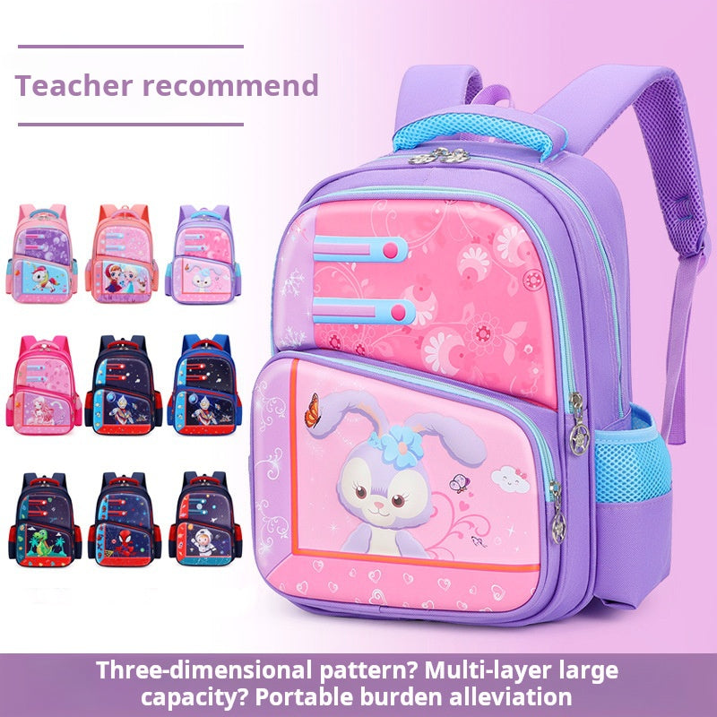 Cute bunny boy and girl backpack