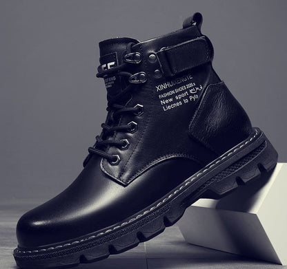 Korean Style Mid-High Martin Boots